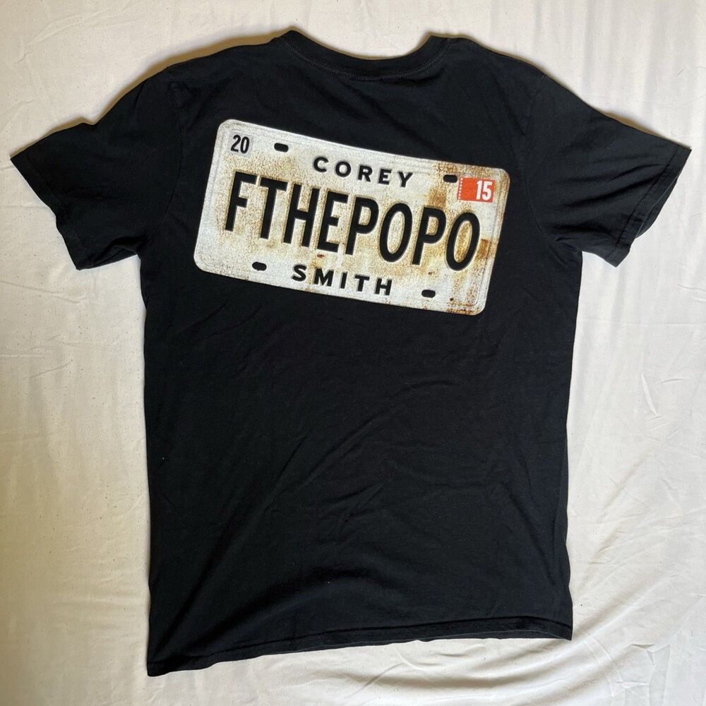 2015 Corey Smith Shirt Mens M Gildan Softstyle F The Popo Country Tee Funny